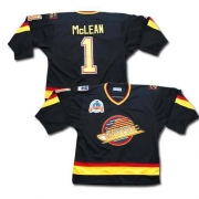 CCM Vancouver Canucks Kirk Mclean Authentic Black Throwback Jersey