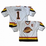 CCM Vancouver Canucks Roberto Luongo Authentic White Throwback Jersey