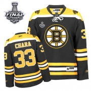 Boston Bruins Zdeno Chara Black Women's Authentic with Stanley Cup Finals Jersey