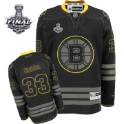 Reebok EDGE Boston Bruins Zdeno Chara Black Ice Authentic with Stanley Cup Finals Jersey