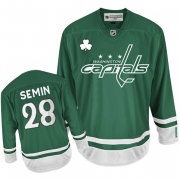 Washington Capitals Alexander Semin St Patty's Day Green Authentic Jersey