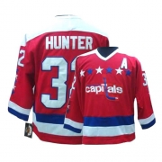CCM Washington Capitals Dale Hunter Authentic Throwback Red Jersey
