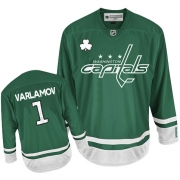 Washington Capitals Semyon Varlamov St Patty's Day Green Authentic Jersey