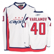 Reebok EDGE Washington Capitals Semyon Varlamov Authentic White Road Jersey