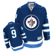 Reebok EDGE Youth Winnipeg Jets Evander Kane Dark Blue 2011 Style Authentic Jersey