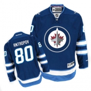 Reebok EDGE Winnipeg Jets Nik Antropov Dark Blue 2011 Style Authentic Jersey