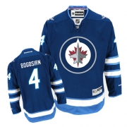 Reebok EDGE Winnipeg Jets Zach Bogosian Authentic Dark Blue 2011 Style Jersey