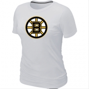 Boston Bruins Women's Team Logo Short Sleeve T-Shirt - White