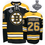 Reebok EDGE Boston Bruins Blake Wheeler Black Authentic with Stanley Cup Finals Jersey