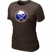 Buffalo Sabres Women's Team Logo Short Sleeve T-Shirt - Brown