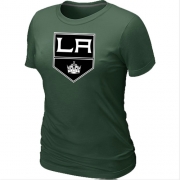 Los Angeles Kings Women's Team Logo Short Sleeve T-Shirt - Dark Green