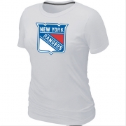 New York Rangers Women's Team Logo Short Sleeve T-Shirt - White