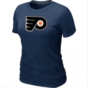 Philadelphia Flyers Women's Team Logo Short Sleeve T-Shirt - Dark Blue