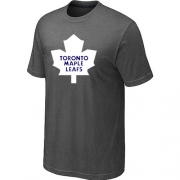 Toronto Maple Leafs Mens Team Logo Short Sleeve T-Shirt - D.Grey