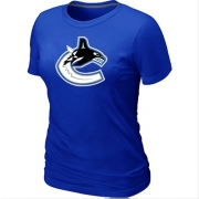 Vancouver Canucks Women's Team Logo Short Sleeve T-Shirt - Blue