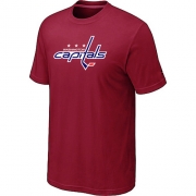 Washington Capitals Mens Team Logo Short Sleeve T-Shirt - Red