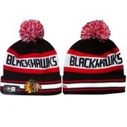 Chicago Blackhawks New Era Logo Stitched Knit Beanies