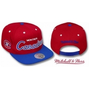 Mitchell and Ness Montreal Canadiens Stitched Snapback Hats Red