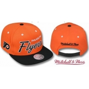 Mitchell and Ness Philadelphia Flyers Stitched Snapback Hats Orange