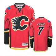 Reebok EDGE Calgary Flames Adam Pardy Red Authentic Jersey