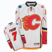 Reebok EDGE Calgary Flames Adam Pardy White Authentic Jersey