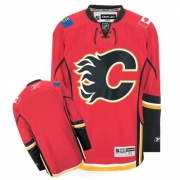 Reebok Calgary Flames Premier Blank Red Jersey