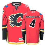 Reebok EDGE Calgary Flames Jay Bouwmeester Red Authentic Jersey