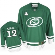Carolina Hurricanes Eric Staal Green St Patty's Day Authentic Jersey