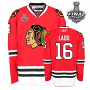 Reebok EDGE Chicago Blackhawks Andrew Ladd Authentic Red With Stanley Cup Finals Jersey